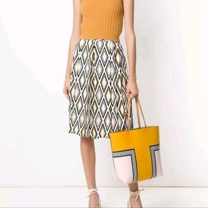 Tory Burch Faye Pleated Culottes Skirt Pants Size 8, 10